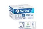 Ręczniki papierowe MERIDA TOP SLIM, białe, jednowarstwowe, 3000 szt., ECOLABEL
 Merida VTB210