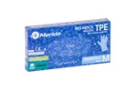 Rękawice elastomerowe TPE, niebieskie, rozmiar M, opakowanie 100 szt.
 Merida TRN507