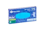 Rękawice elastomerowe TPE, niebieskie, rozmiar S, opakowanie 100 szt.
 Merida TRN506
