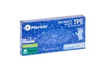 Rękawice elastomerowe TPE, niebieskie, rozmiar XL, opakowanie 100 szt.
 Merida TRN509