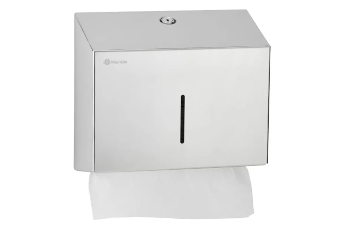 Pojemnik na ręczniki składane MERIDA STELLA SLIM MINI, stal polerowana
 Merida ASP209