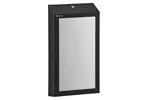 Pojemnik na ręczniki składane z lustrem ze stali SuperMirror „2w1" MERIDA STELLA SLIM BLACK LINE MEGA COMBO, czarny
 ASC755