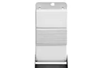 Pojemnik na ręczniki składane z lustrem ze stali SuperMirror „2w1" MERIDA STELLA SLIM BLACK LINE MEGA COMBO, czarny
 ASC755