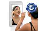 Pojemnik na ręczniki składane z lustrem ze stali SuperMirror „2w1" MERIDA STELLA SLIM MEGA COMBO, stal matowa
 Merida ASM755