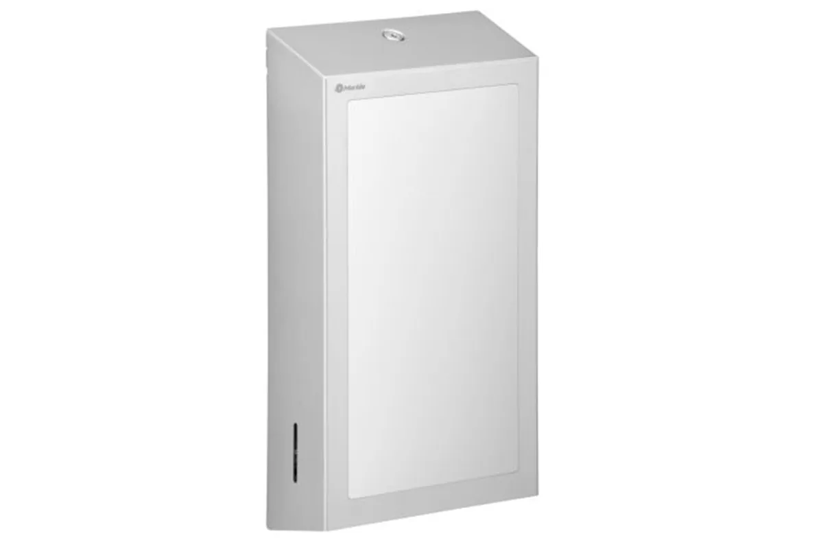 Pojemnik na ręczniki składane z lustrem ze stali SuperMirror „2w1" MERIDA STELLA SLIM MEGA COMBO, stal matowa
 Merida ASM755