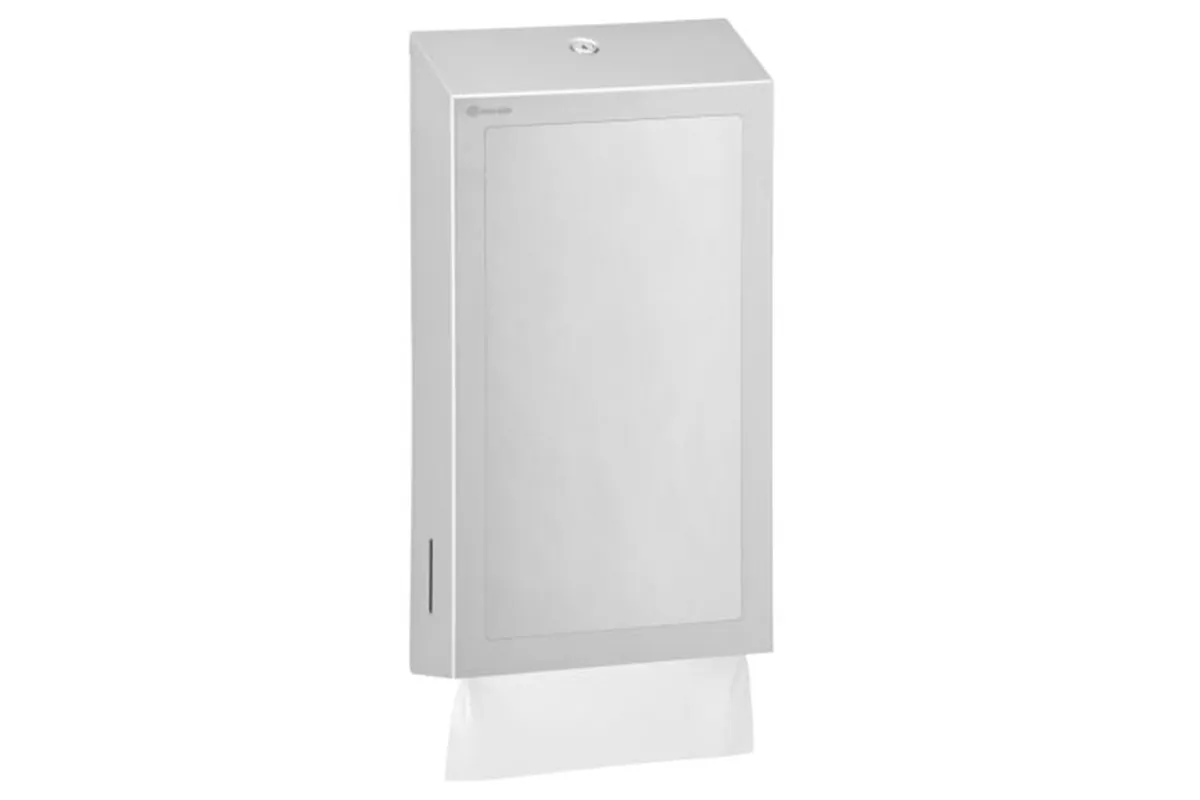 Pojemnik na ręczniki składane z lustrem ze stali SuperMirror „2w1" MERIDA STELLA SLIM MEGA COMBO, stal matowa
 Merida ASM755