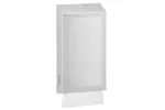 Pojemnik na ręczniki składane z lustrem ze stali SuperMirror „2w1" MERIDA STELLA SLIM MEGA COMBO, stal matowa
 Merida ASM755