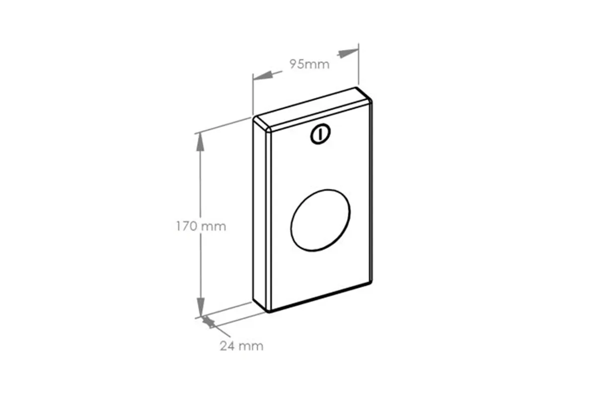 Pojemnik na torebki higieniczne MERIDA STELLA Anti-FingerPrint stal matowa z powłoką AFP
 Merida GSM072