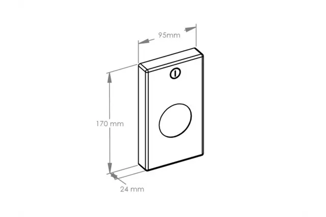 Pojemnik na torebki higieniczne MERIDA STELLA Anti-FingerPrint stal matowa z powłoką AFP
 Merida GSM072