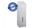 Pojemnik na papier toaletowy w listkach MERIDA STELLA, pojemność do 675 szt., stal matowa
 Merida BSM402
