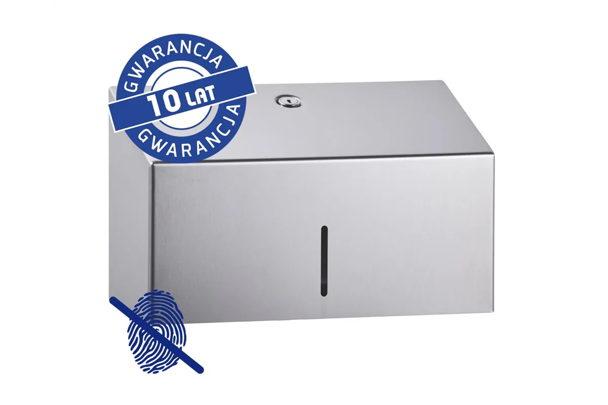 Pojemnik na ręczniki papierowe MERIDA STELLA Anti-FingerPrint MINI stal matowa z powłoką FPP
 Merida ASM271