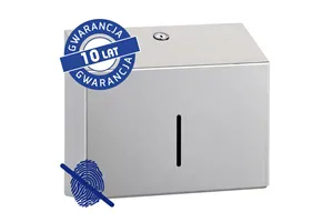 Pojemnik na ręczniki papierowe MERIDA STELLA SLIM Anti-FingerPrint MINI, stal matowa z powłoką AFP
 Merida ASM276