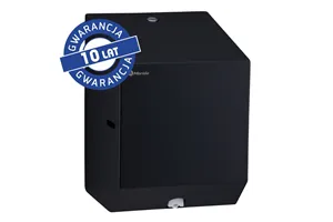 Pojemnik na ręczniki papierowe w rolach lub papier toaletowy w systemie listkowym MERIDA STELLA BLACK LINE MINI, czarny
 CSC202