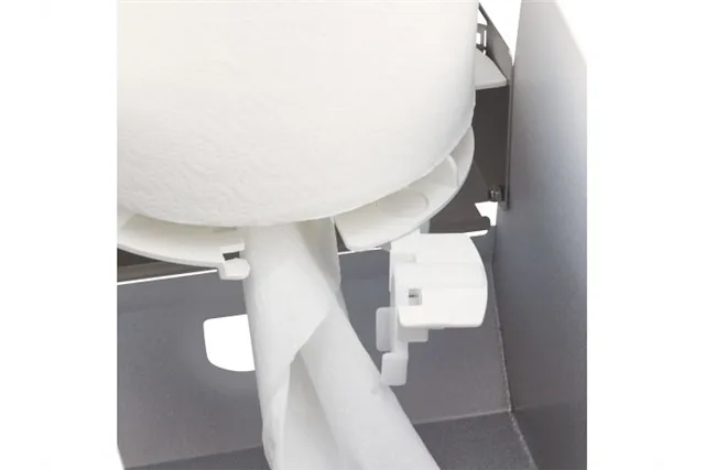 Pojemnik na ręczniki papierowe w rolach MERIDA STELLA WHITE LINE MAXI, biały
 Merida CSB102