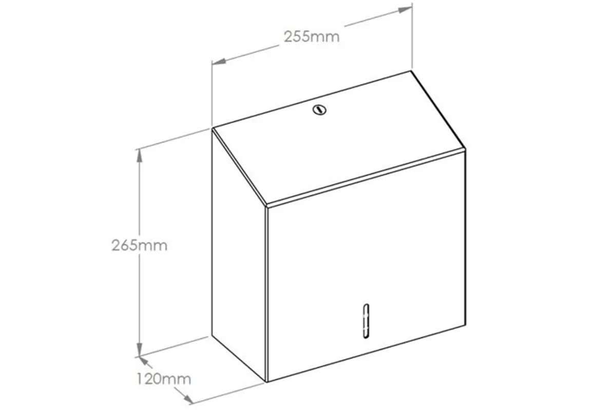Pojemnik na ręczniki składane MERIDA STELLA BLACK LINE MAXI, czarny
 Merida ASC101