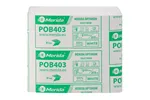 Papier toaletowy w listkach MERIDA OPTIMUM, biały, dwuwarstwowy, karton 9000 szt., ECOLABEL
 Merida POB403