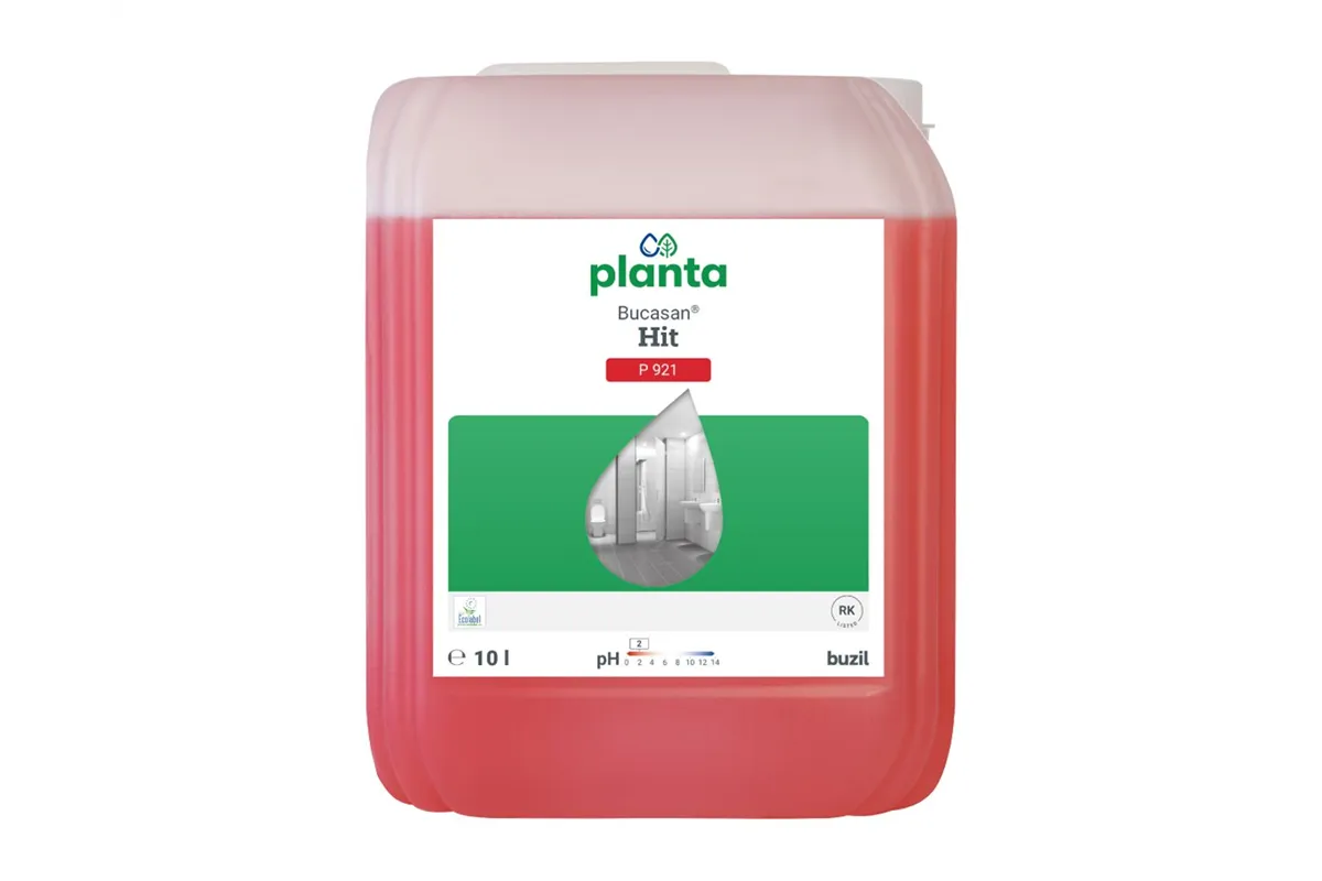 P921 Bucasan Hit - ekologiczny środek do codziennego mycia sanitariatów na bazie kwasu cytrynowego, kanister 10 l
 Merida NBL61