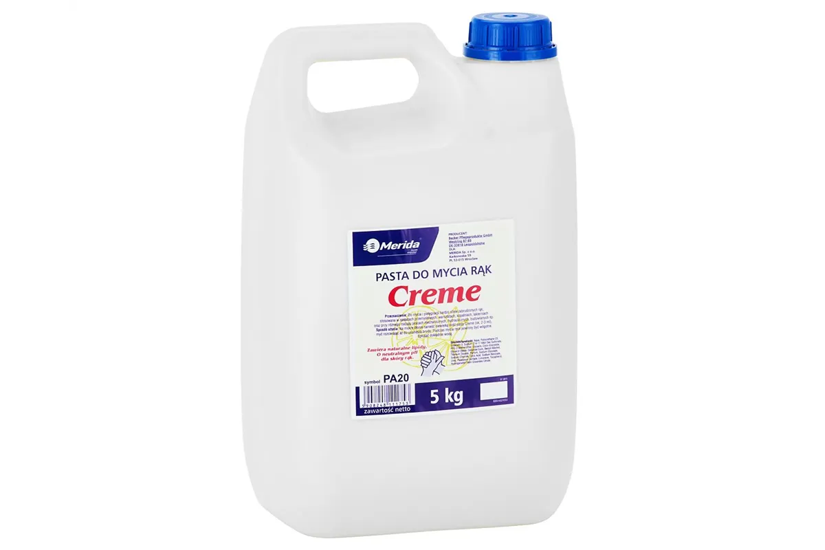 MERIDA pasta do mycia rąk CREME, kanister 5 kg
 Merida MPX507