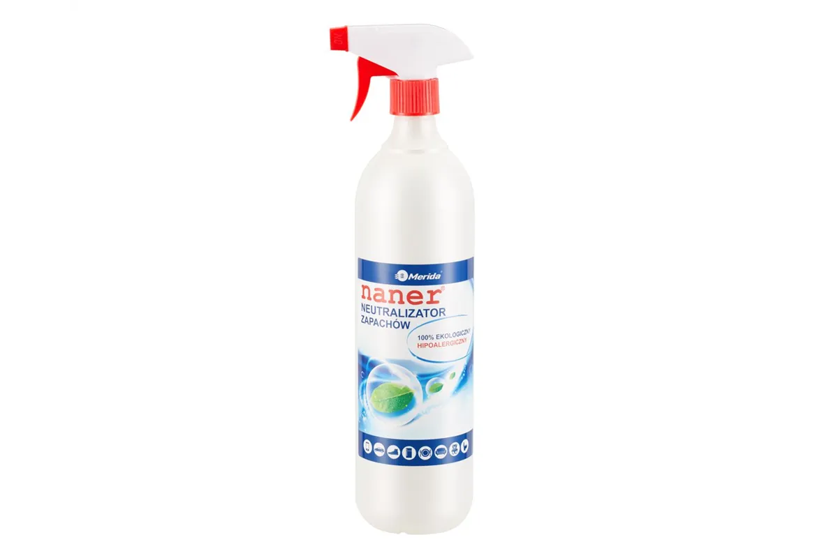 NANER preparat neutralizujący zapachy butelka 1000 ml., ze spryskiwaczem
 Merida NAS130