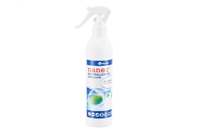 NANER preparat neutralizujący zapachy butelka 250 ml., ze spryskiwaczem
 Merida NAS030