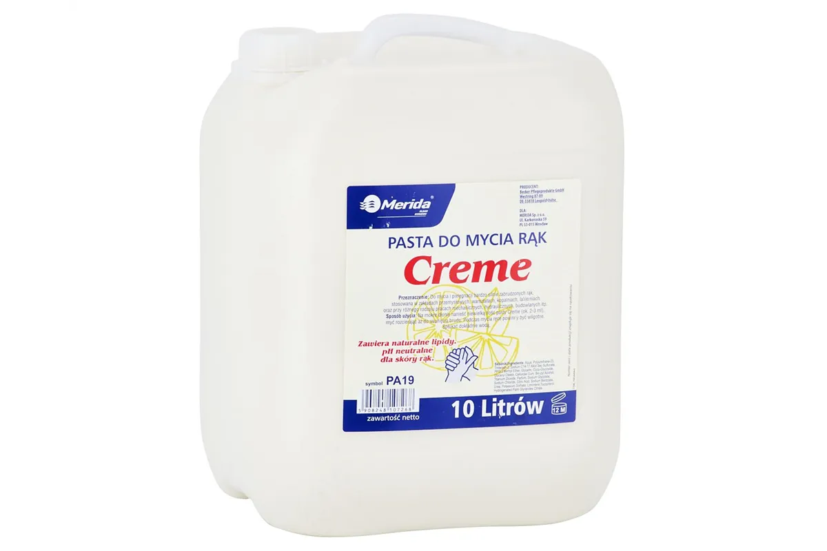 MERIDA pasta do mycia rąk CREME kanister 10 l
 Merida MPX607