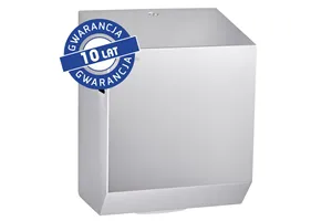 Mechaniczny podajnik ręczników papierowych w rolach MERIDA STELLA AUTOMATIC MAXI, stal polerowana
 Merida CSP303