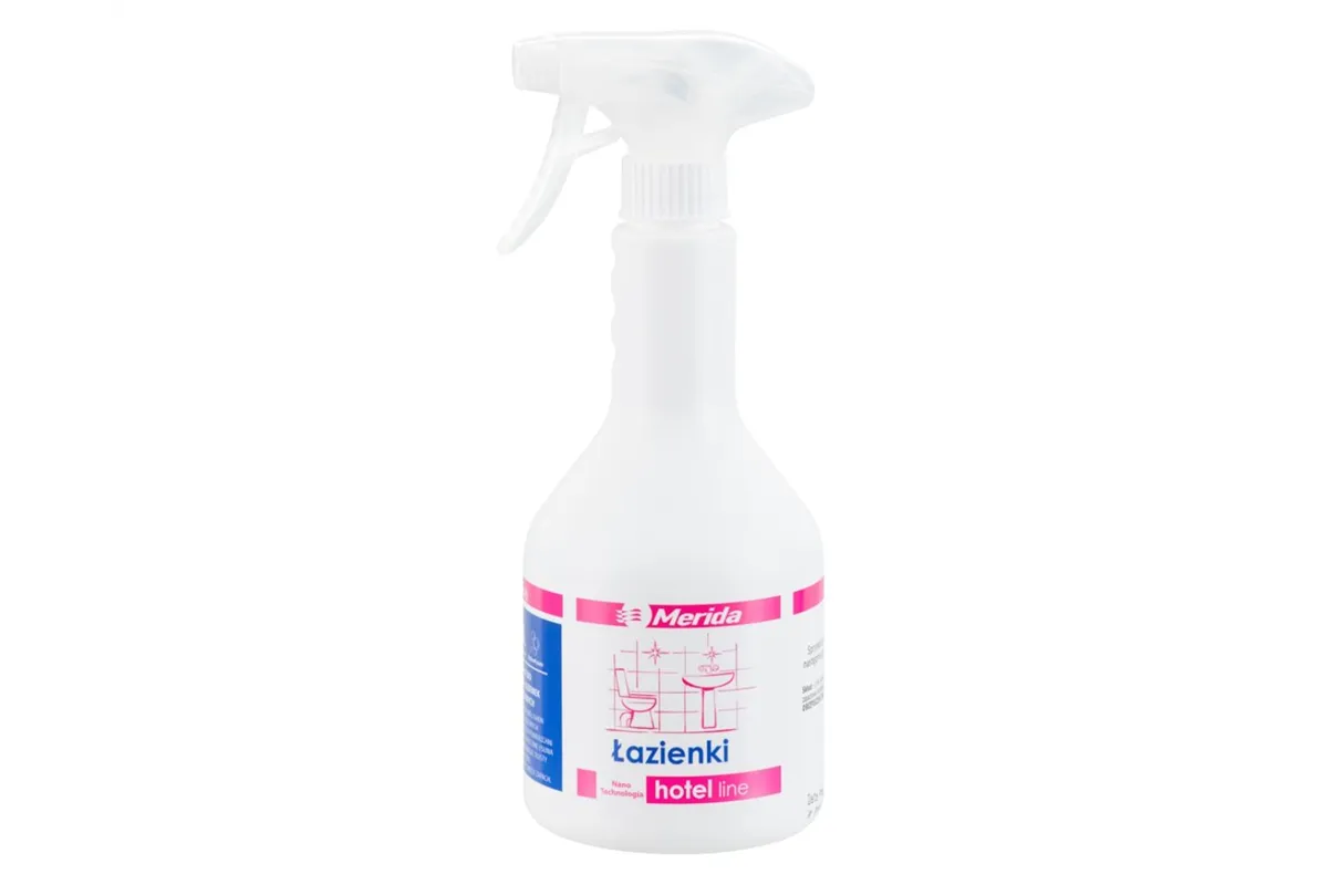 MERIDA B & H LINE ŁAZIENKI - środek do mycia łazienek i urządzeń sanitarnych, butelka ze spryskiwaczem 600 ml
 Merida NMH011