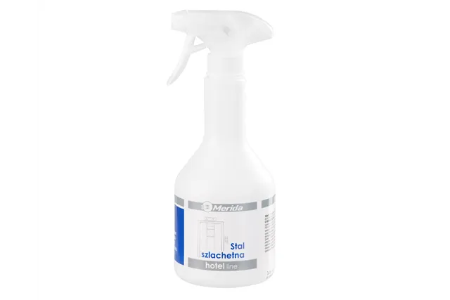 MERIDA B & H LINE STAL SZLACHETNA - środek do stali szlachetnej, butelka ze spryskiwaczem 600 ml
 Merida NMH012