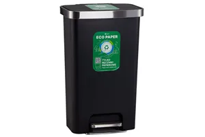 Kosz pedałowy MERIDA ECO PAPER, pojemność 50 l, tworzywo sztuczne, czarny
 Merida KJC410