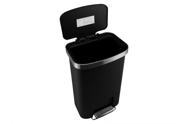 Kosz pedałowy MERIDA ECO PAPER, pojemność 50 l, tworzywo sztuczne, czarny
 Merida KJC410