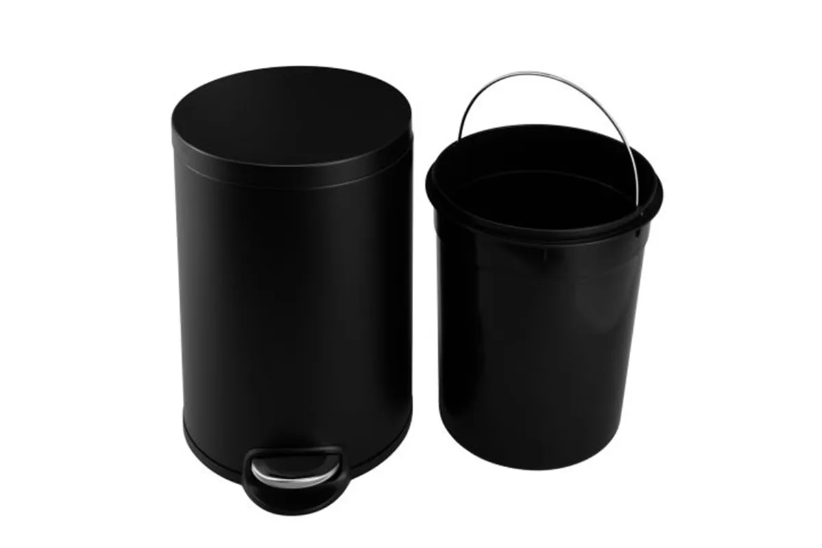 Kosz pedałowy SILENT SERENE, pojemność 20 l, metalowy, czarny matowy
 Merida KIC415