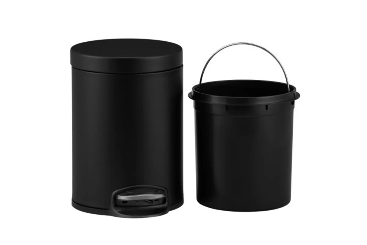Kosz pedałowy SILENT SERENE, pojemność 5 l, metalowy, czarny matowy
 Merida KIC413