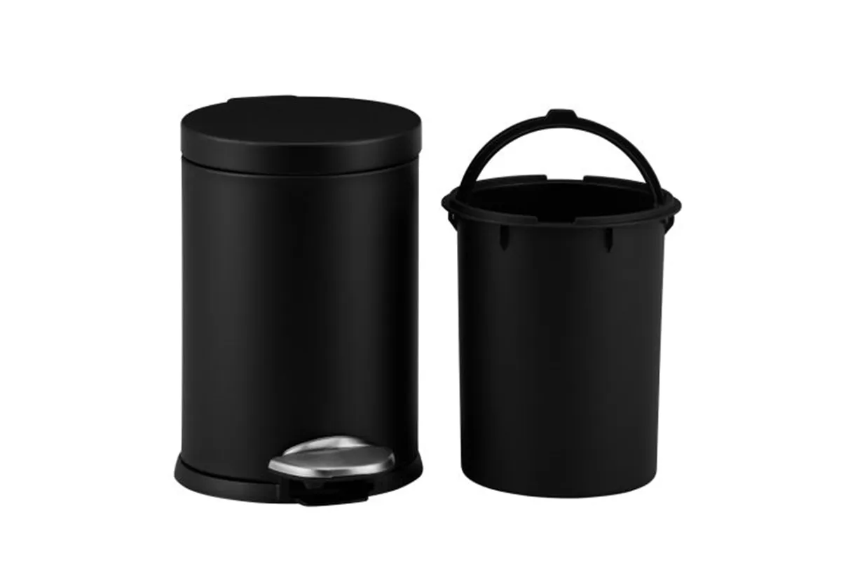 Kosz pedałowy TOP SILENT LUNA, pojemność 3 l, metalowy, czarny matowy
 Merida KIC417