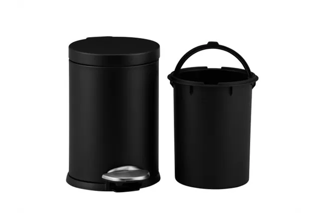 Kosz pedałowy TOP SILENT LUNA, pojemność 3 l, metalowy, czarny matowy
 Merida KIC417
