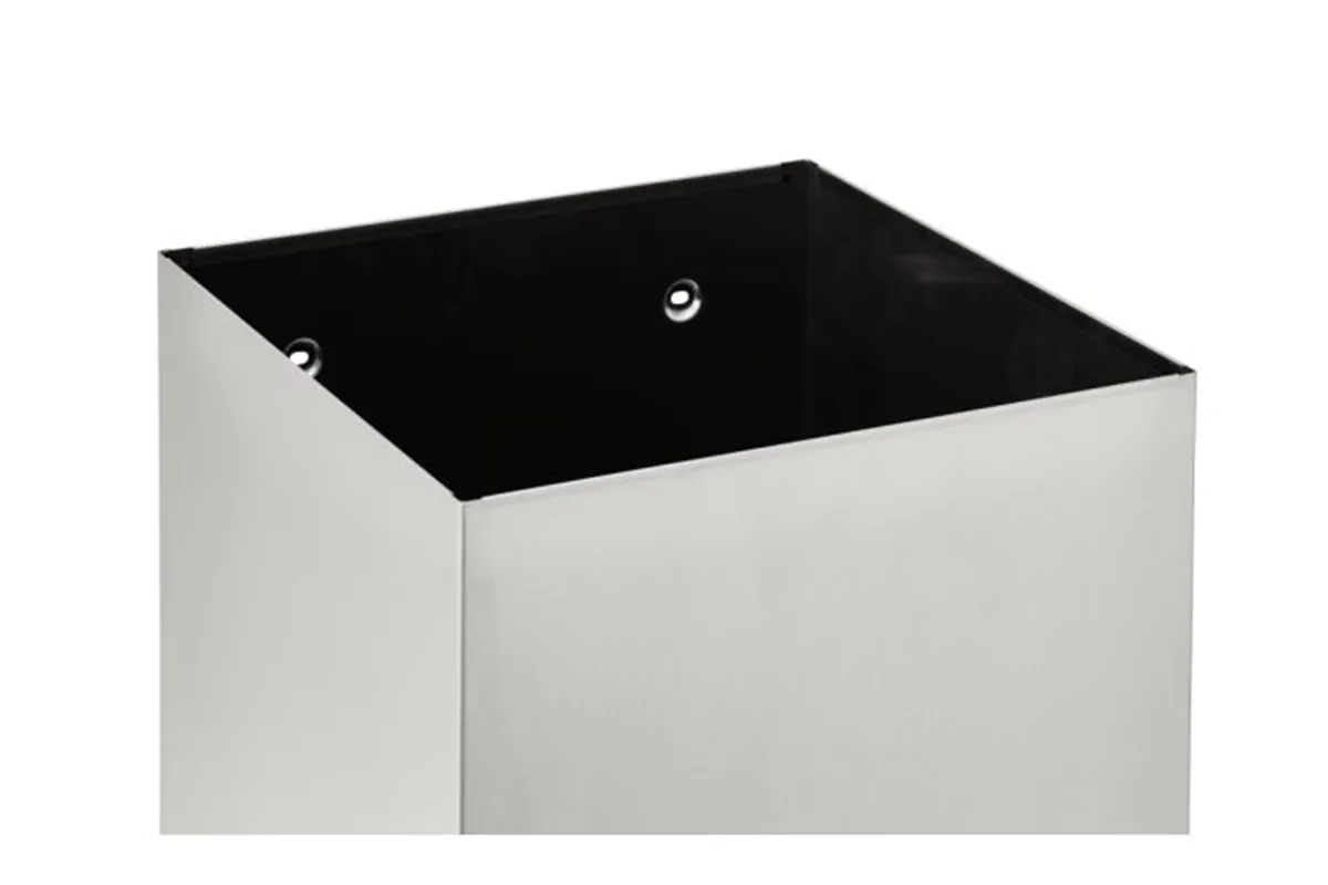 Kosz podblatowy na kółkach MERIDA STELLA, pojemność 60 l, stal matowa Merida KWM110