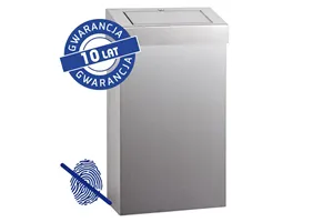 Kosz z uchylną pokrywą MERIDA STELLA SLIM Anti-FingerPrint, 27 l, stal matowa z powłoką AFP
 Merida KSM276