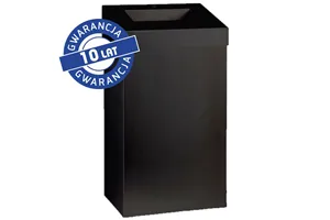 Kosz na odpady otwarty MERIDA STELLA BLACK LINE, pojemność 45 l, czarny
 Merida KSC108