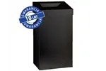Kosz na odpady otwarty MERIDA STELLA BLACK LINE, pojemność 45 l, czarny
 Merida KSC108