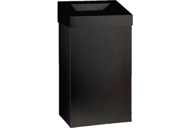 Kosz na odpady otwarty MERIDA STELLA BLACK LINE, pojemność 45 l, czarny
 Merida KSC108