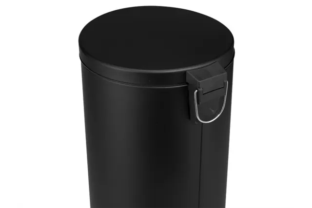 KOSZ PEDAŁOWY KLASIK, POJEMNOŚĆ 30 L, METALOWY, CZARNY MATOWY
 Merida KIC412