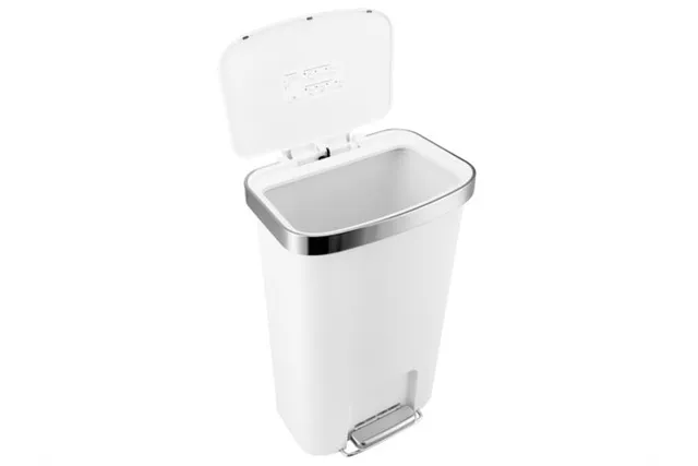Kosz pedałowy MERIDA ECO PAPER, pojemność 50 l, tworzywo sztuczne, biały
 Merida KJB410