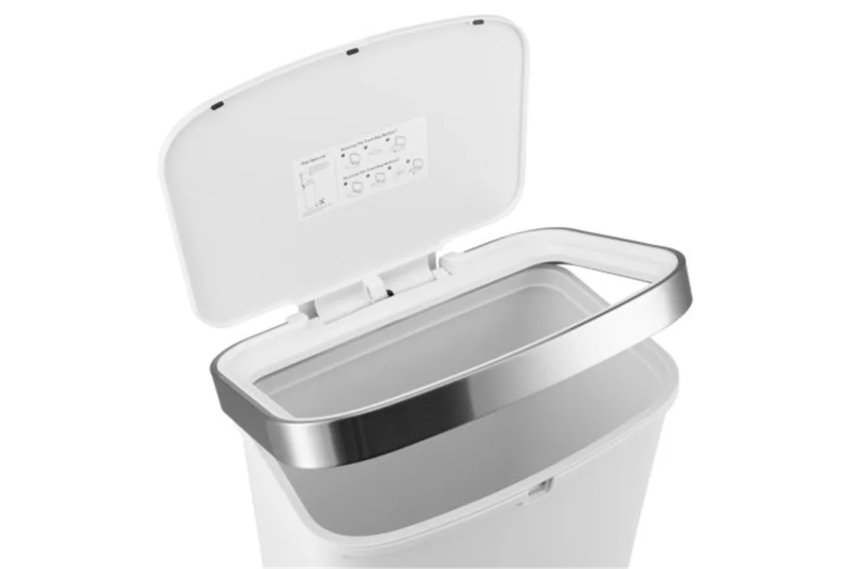 Kosz pedałowy MERIDA ECO PAPER, pojemność 50 l, tworzywo sztuczne, biały
 Merida KJB410