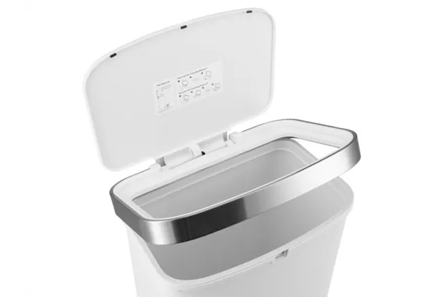 Kosz pedałowy MERIDA ECO PAPER, pojemność 50 l, tworzywo sztuczne, biały
 Merida KJB410