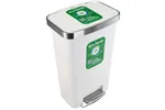 Kosz pedałowy MERIDA ECO PAPER, pojemność 50 l, tworzywo sztuczne, biały
 Merida KJB410