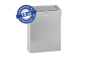 Kosz do damskich toalet MERIDA STELLA, pojemność 10 l, stal matowa
 Merida KSM305