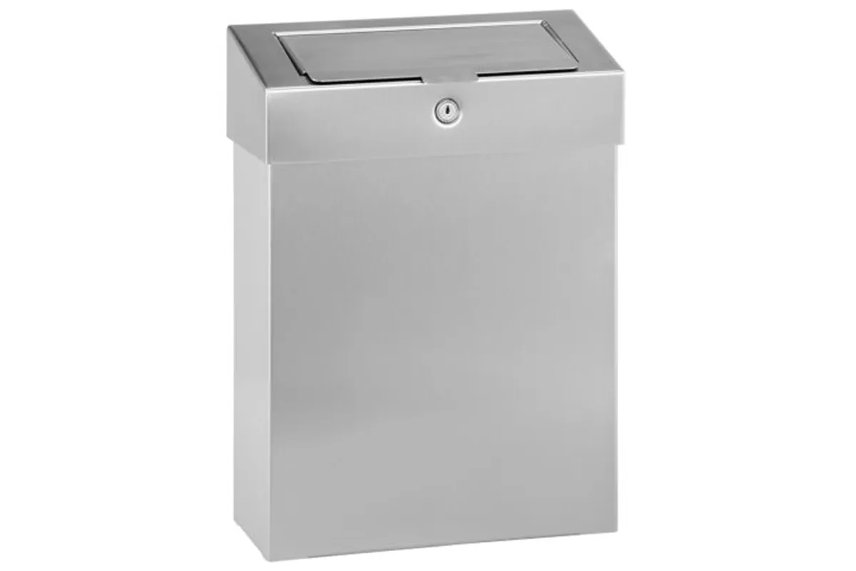 Kosz do damskich toalet MERIDA STELLA, pojemność 10 l, stal matowa
 Merida KSM305