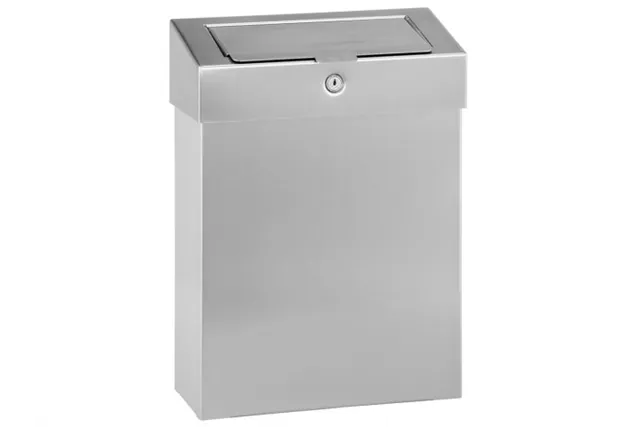 Kosz do damskich toalet MERIDA STELLA, pojemność 10 l, stal matowa
 Merida KSM305