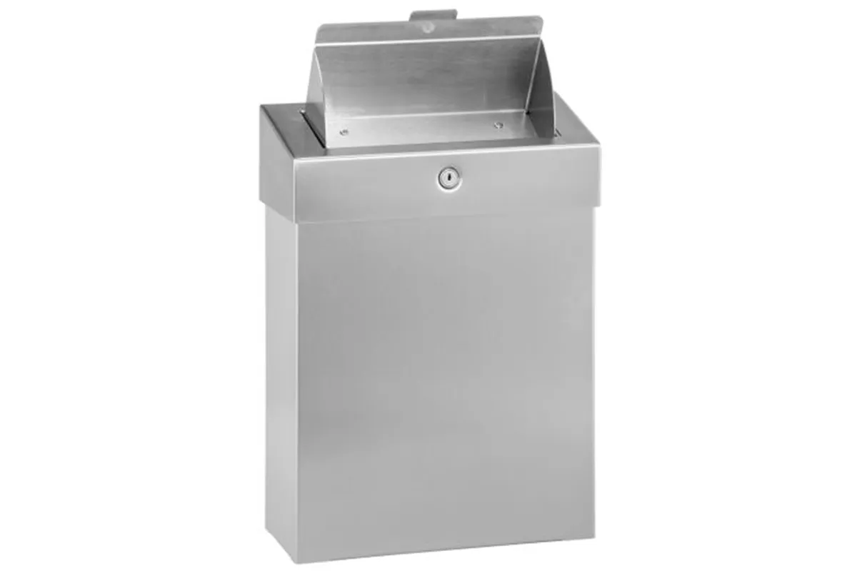 Kosz do damskich toalet MERIDA STELLA, pojemność 10 l, stal matowa
 Merida KSM305