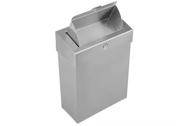 Kosz do damskich toalet MERIDA STELLA, pojemność 10 l, stal matowa
 Merida KSM305