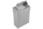 Kosz do damskich toalet MERIDA STELLA, pojemność 10 l, stal matowa
 Merida KSM305